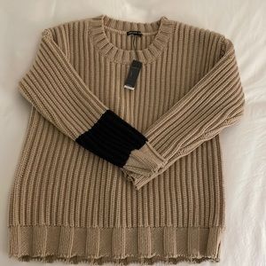 NWOT James Perse Chunky Knit Sweater size 1 (small)
